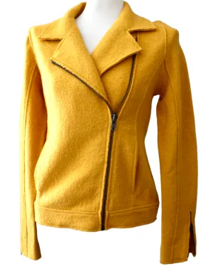 Bright Spring Wool Moto Jacket