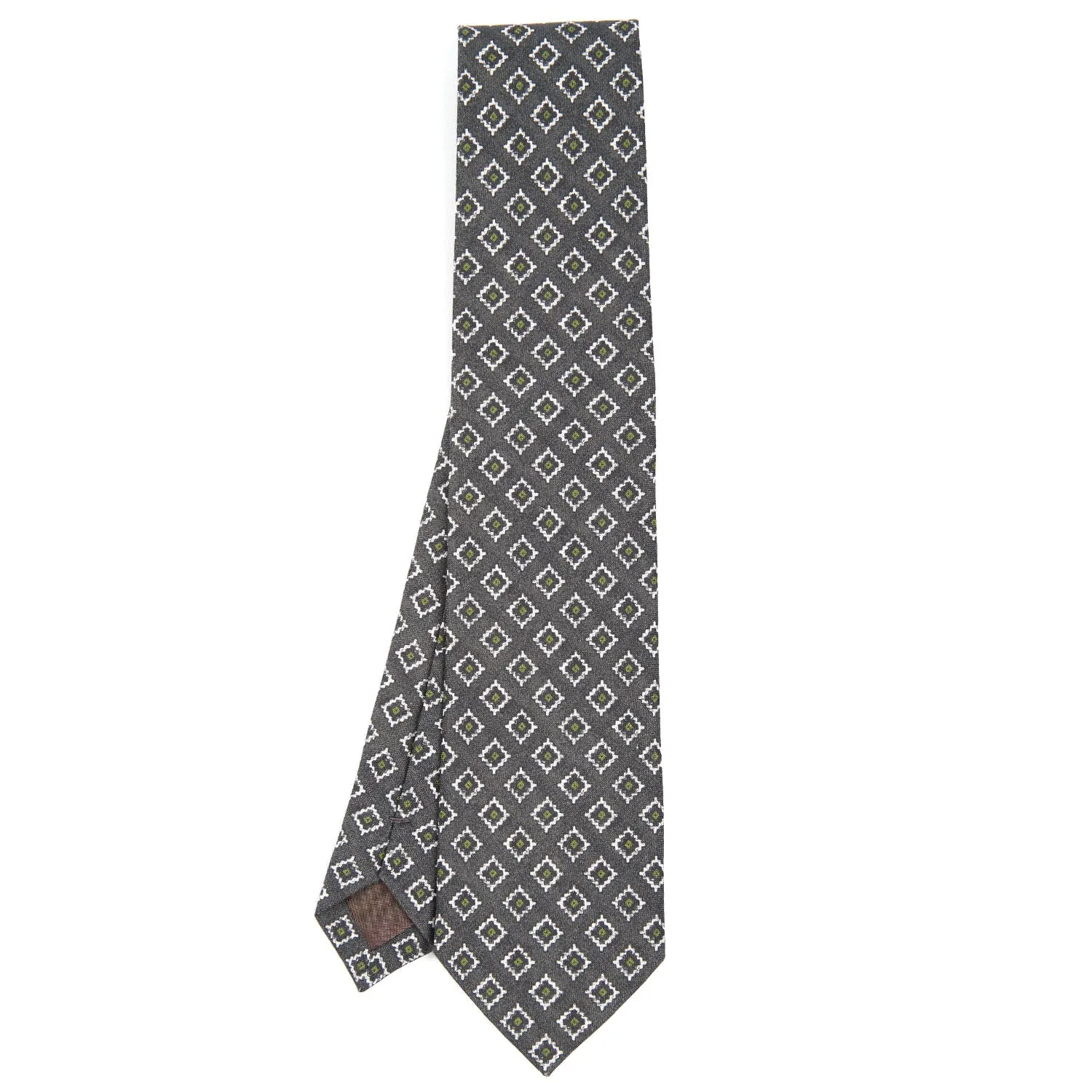 DARK GREY SARTORIAL LINEN TIE
