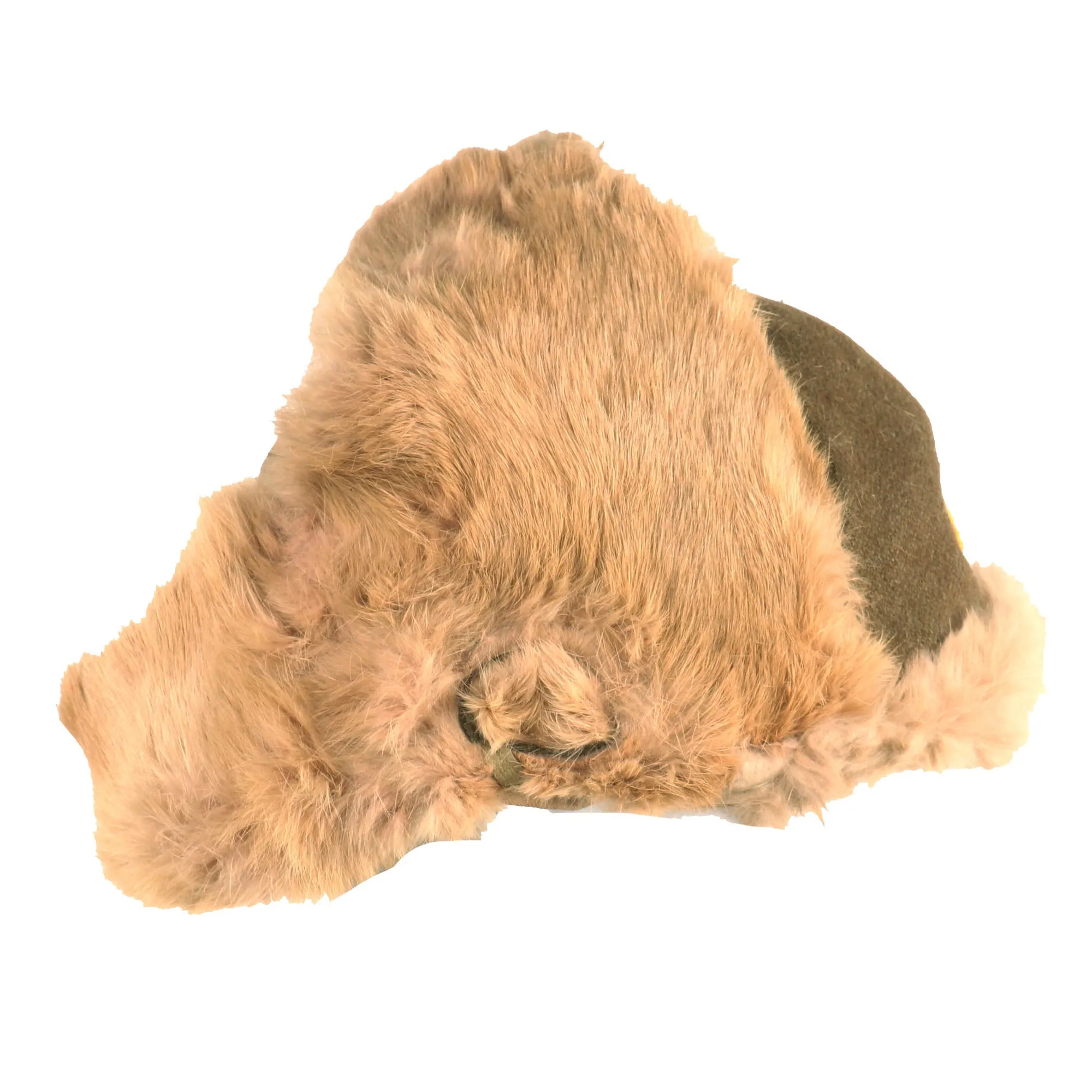 Original WWII Imperial Japanese Army EM/NCO Enlisted Winter Insulated Fur Cap - Dated 1943
