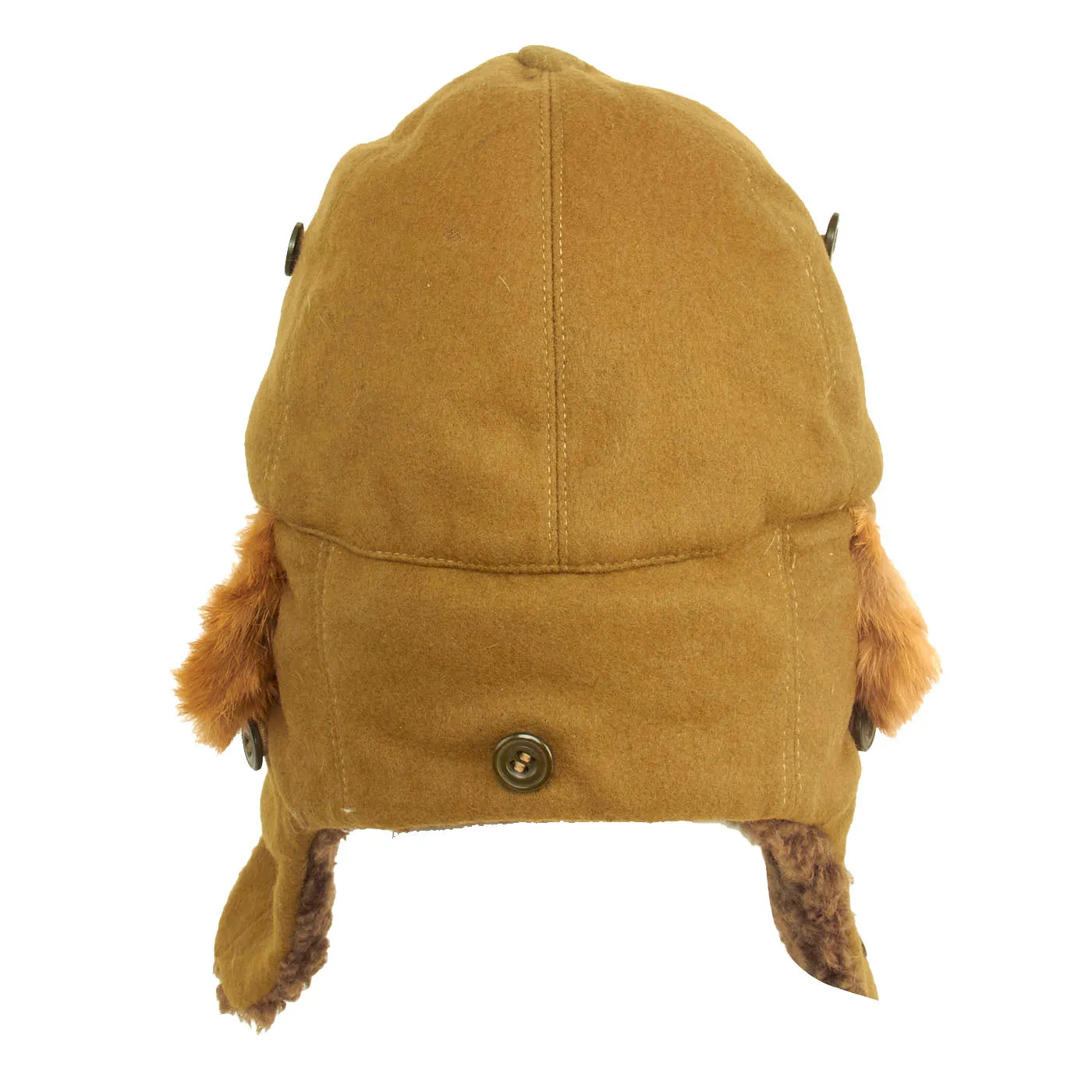 Original WWII Imperial Japanese Army Unissued Winter Insulated Cap - Dated 1938