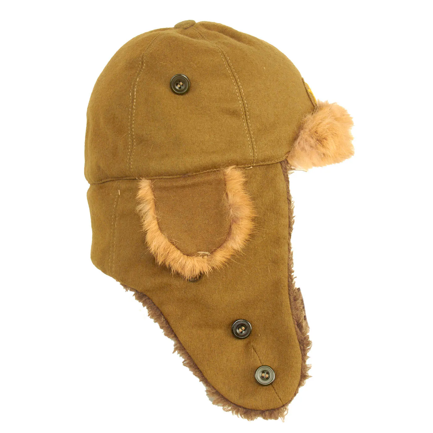 Original WWII Imperial Japanese Army Unissued Winter Insulated Cap - Dated 1938