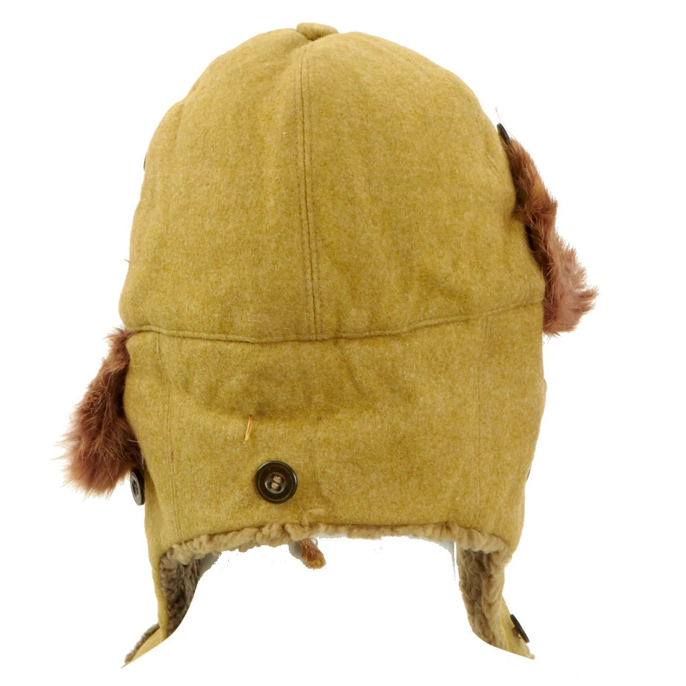 Original WWII Imperial Japanese Army Winter Insulated Cap - Dated 1938