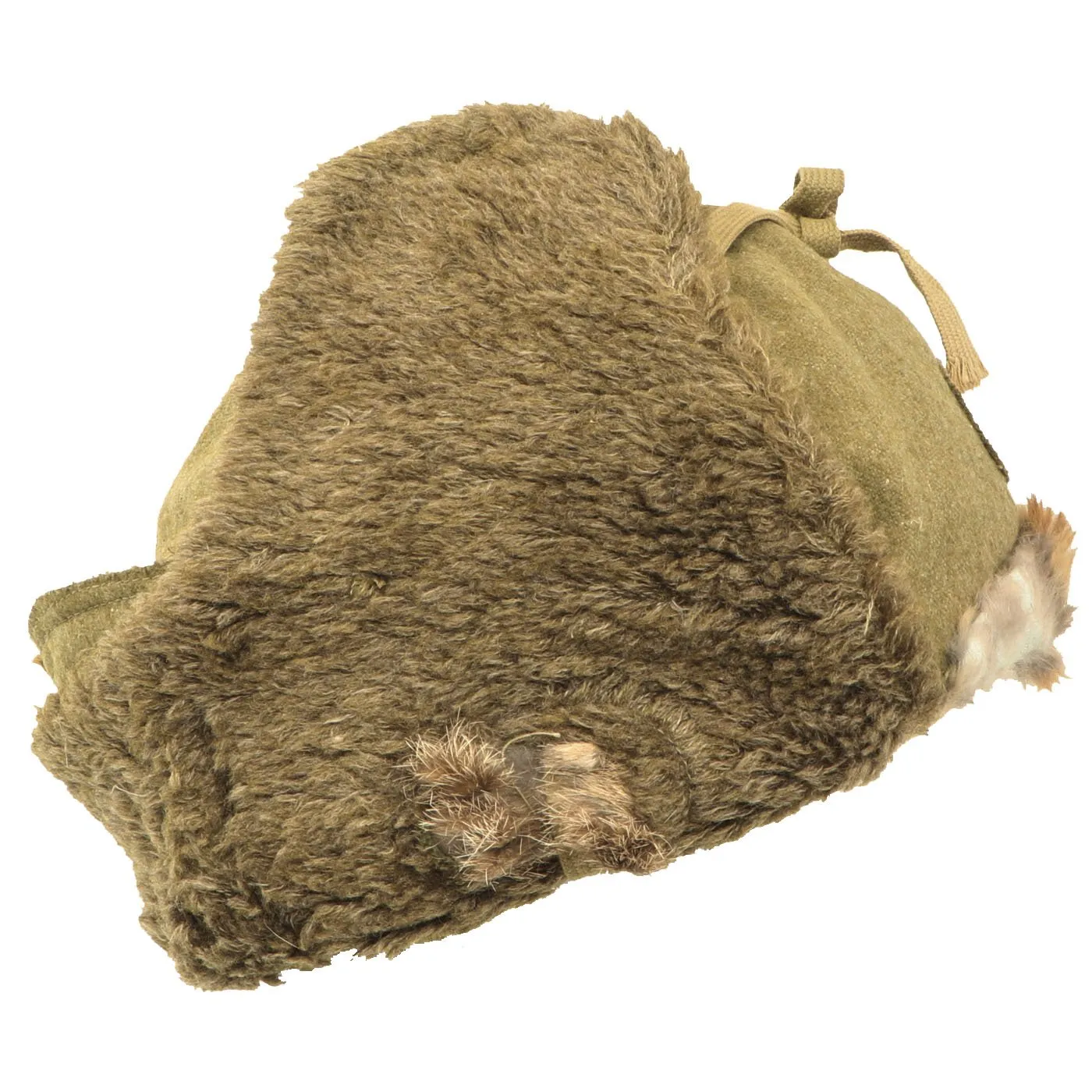 Original WWII Imperial Japanese Army Winter Insulated Cap - dated 1943