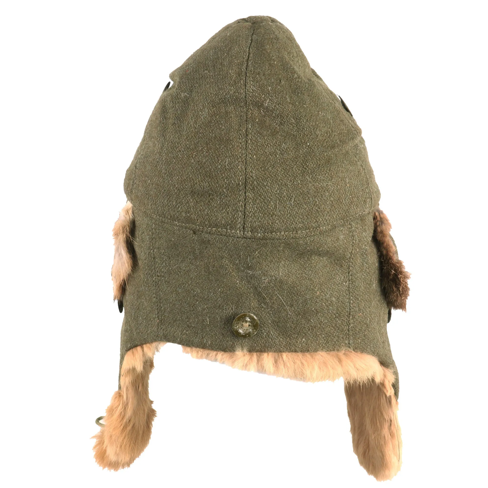 Original WWII Imperial Japanese Army Winter Insulated Cap - dated 1944