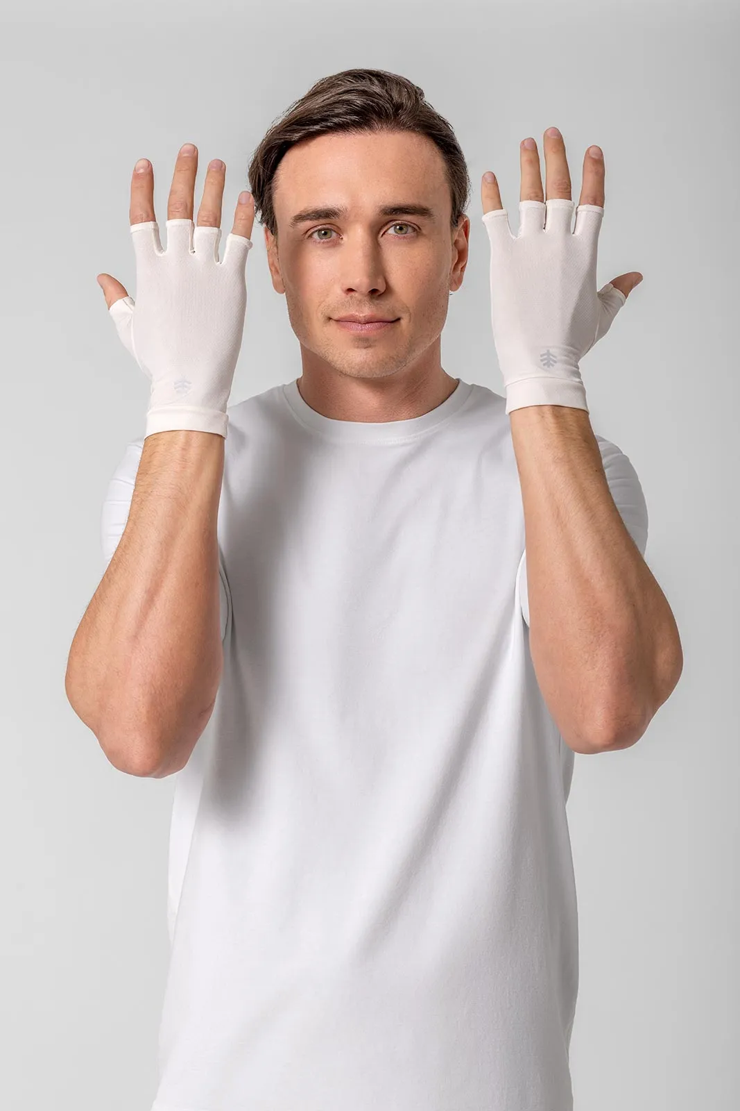 Ouray UV Fingerless Sun Gloves | Pearl
