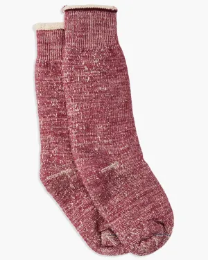 RoToTo R1001 Double Face Crew Socks - Grape