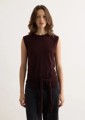Trompe L'oeil Sleeveless Jumper